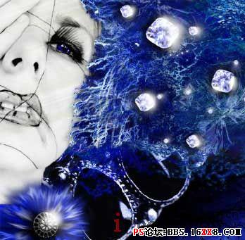 Snow Queen photo effect in adobe photoshop cs