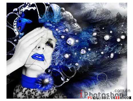 Snow Queen photo effect in adobe photoshop cs