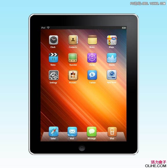 PS鼠绘教程:Ipad