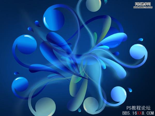 Create an abstract glowing background in Adobe Photoshop CS4