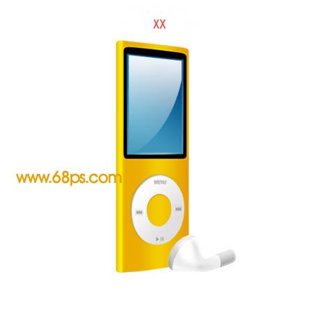 PS打造时尚的ipod