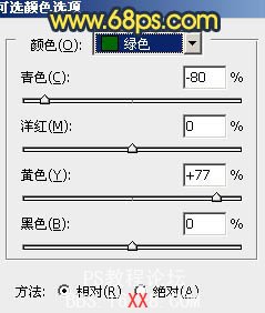 PS调出草原图片古典青黄颜色