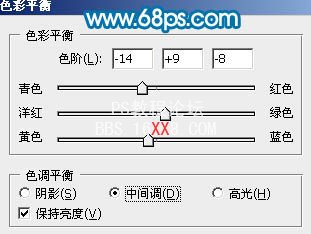 PS调出风景照片漂亮的青绿色