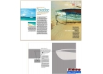PS教程:用海滩风景照片做杂志内页排版