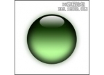 绿色高光透明质感按钮