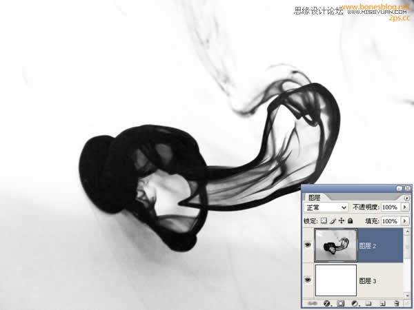 Photoshop抠出流动效果的墨迹,PS教程,16xx8.com教程网