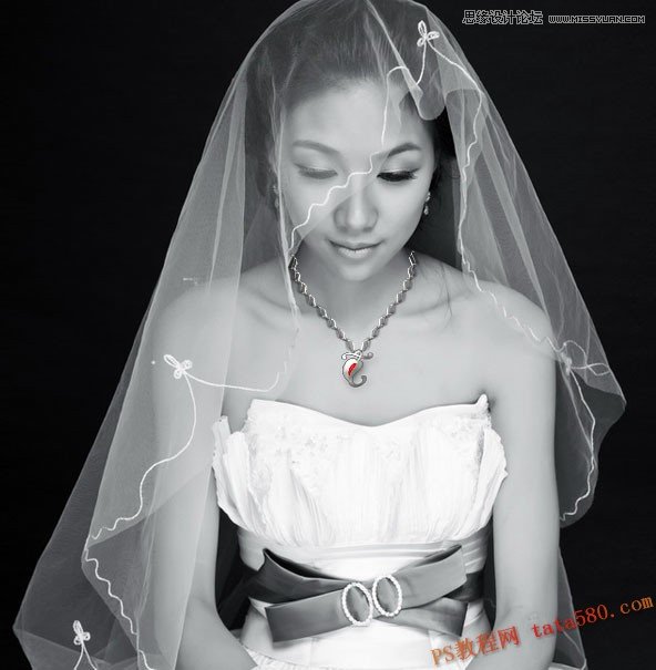 Photoshop绘制逼真的婚纱项链教程,52photoshop教程