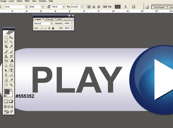 Music Play Button H Create Music Play Button in Photoshop