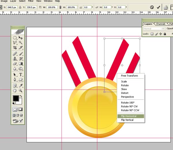 Gold Medal Vector I How to Design Golden Medal Vector Graphic Tutorial