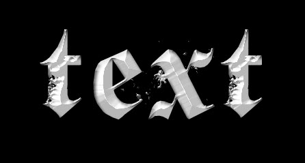 1 effect1 Create a Burning Metal Text with Melting Effect in Photoshop