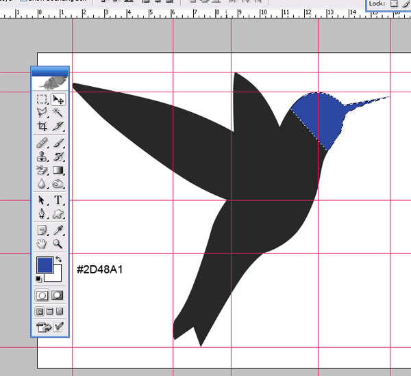 Colorful Humming Bird C Make Colorful Humming Bird Vector in Photoshop