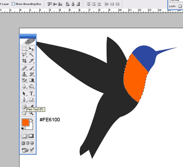 Colorful Humming Bird D Make Colorful Humming Bird Vector in Photoshop