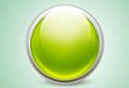ps绿色圆形水晶按钮教程