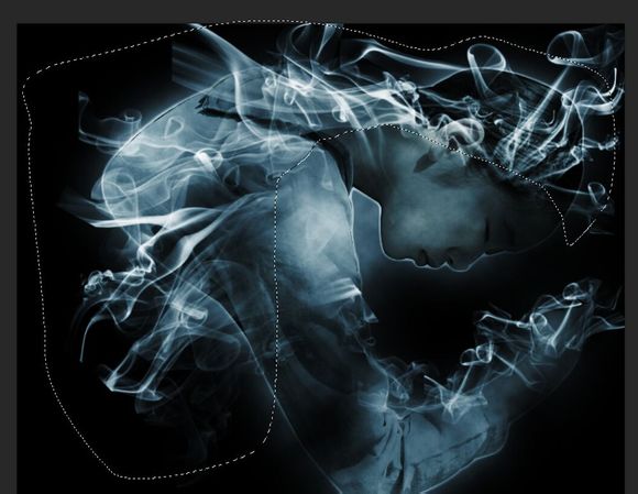 人像效果，ps制作空中的神秘烟雾人像效果图_www.xiutujiang.com