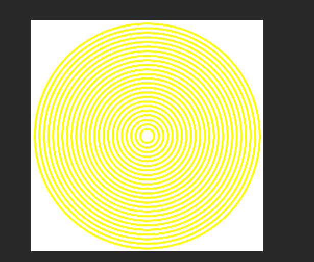 同心圆，用PS制作一个等距离的同心圆_www.16xx8.com