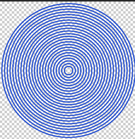 同心圆，用PS制作一个等距离的同心圆_www.16xx8.com