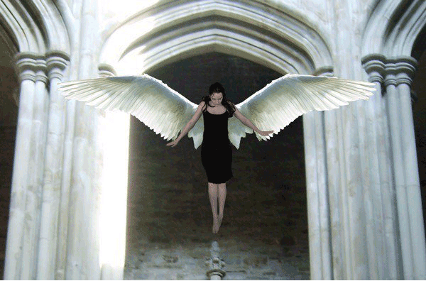 场景合成，用Photoshop合成一个神秘的天使照片