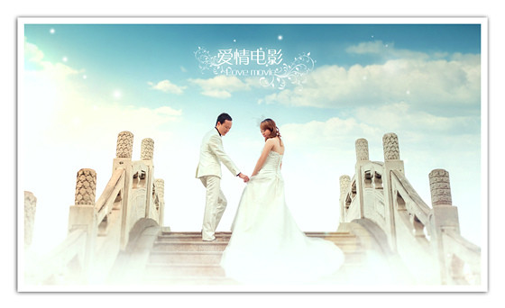 场景合成，用Photoshop给单调的婚纱外景添加天空云彩效果