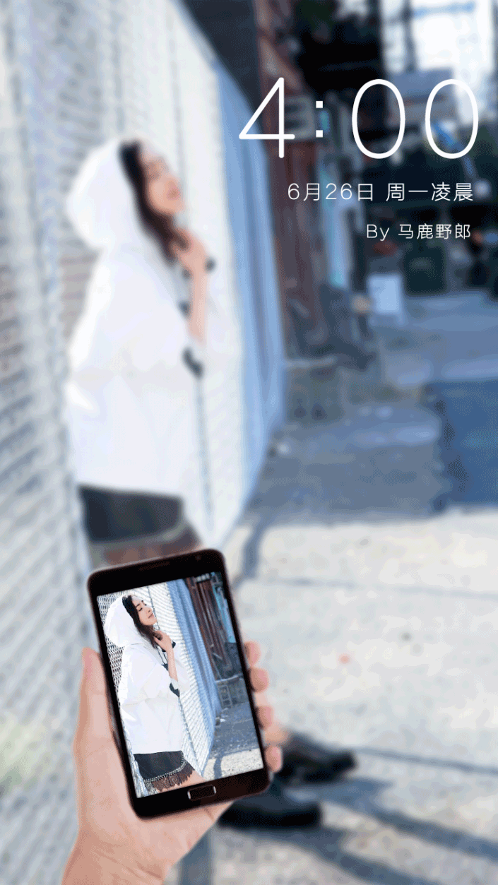 手机效果，用PS制作一种“画中画”效果的手机壁纸_www.xiutujiang.com
