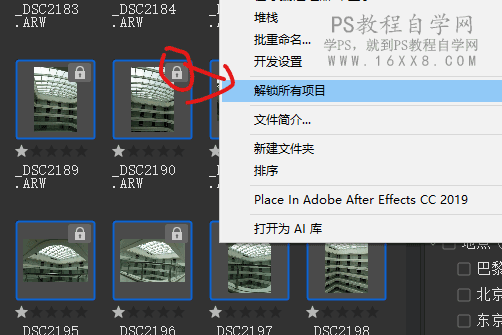 工具使用,一分钟掌握Adobe Bridge,快速筛选照片批量调色_www.16xx8.com