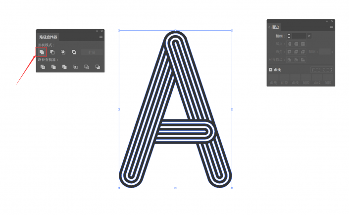 文字设计，用PS设计线型效果纹理的字母_www.16xx8.com