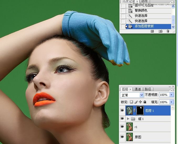 Photoshop调出美女人像后期精细磨皮,PS教程,16xx8.com教程网