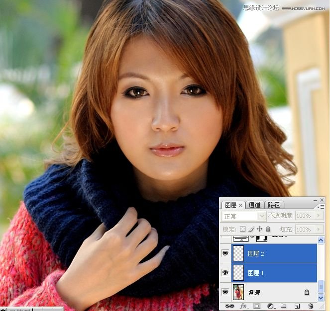 Photoshop调出美女人像质感通透的肤色效果,PS教程,16xx8.com教程网