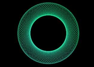 圆环图标，简单几步通过PS制作炫酷效果的圆环图标