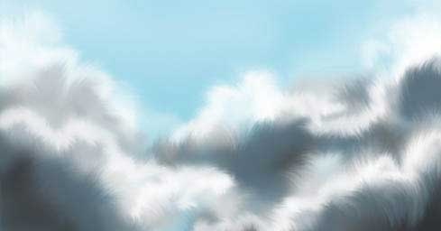 Create Fluffy Clouds and Suns Rays effects in adobe photoshop cs