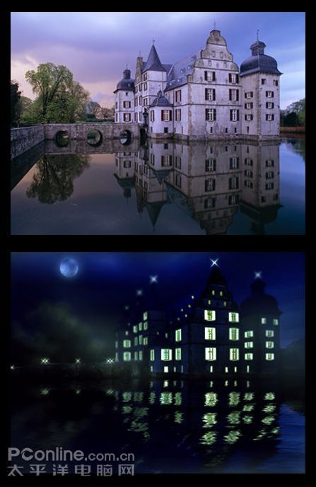  Photoshop CS3打造神秘暗夜古堡