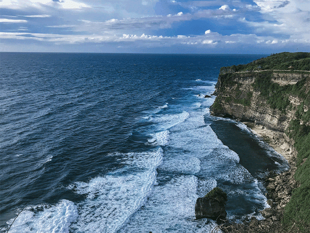动图制作，把海景照片制作成动态的大海海浪效果（多图）